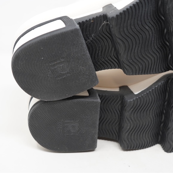 iRi NYC Black & White Neoprene Loafer Platform Shoes WES I Low Top EU 39.5 US 9 - Picture 8 of 8